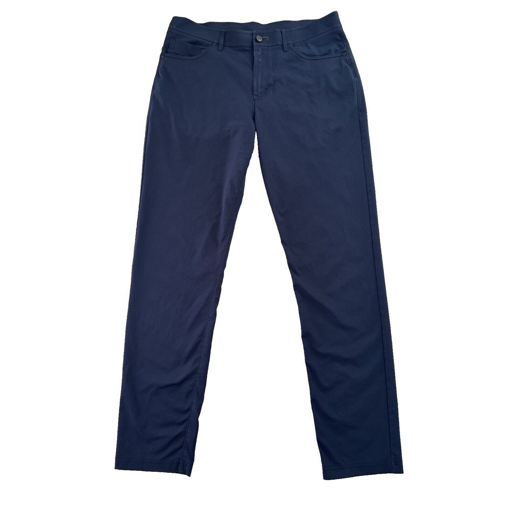 Public Rec Pants Mens 33x34 Blue Gamechanger Performance‎ Golf Stretch 33x31*